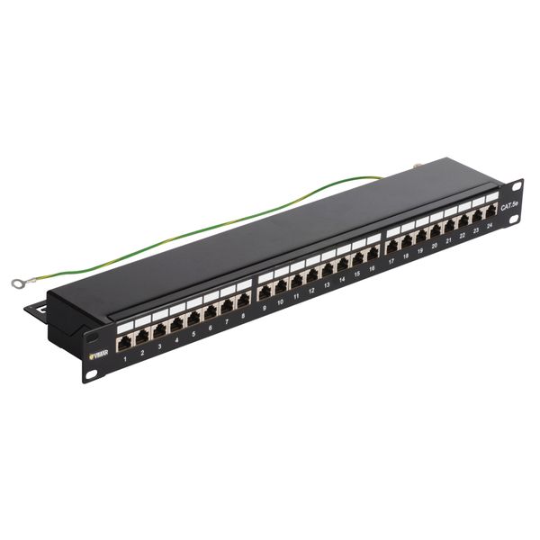 Patch panel - 24 RJ45 Cat5e FTP conn.1u image 1