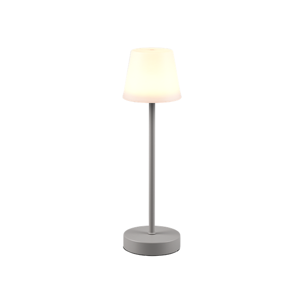 Martinez LED outdoor table lamp grey rechargeable image 1