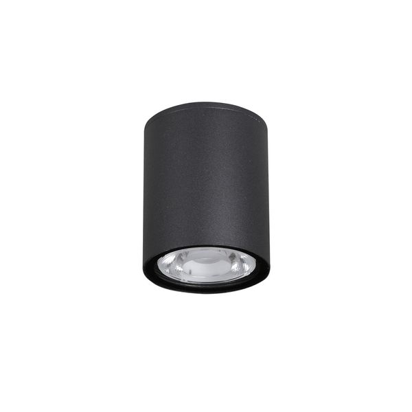 Sandy Black Aluminium Glass Diffuser Osram LED 6 Watt 520Lm 3000K 100-240 Volt 50Hz Beam 76 o IP65 D: 9 H: 11 cm image 1