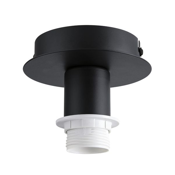 FENDA E27 ceiling light, black, without shade image 5