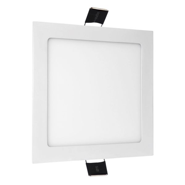 ALGINE  ECO LED SQUARE  230V 12W IP20  WW CEILING PANEL white frame image 1