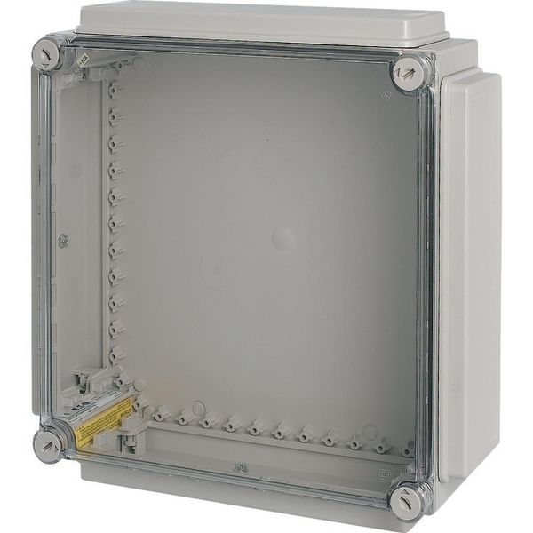 Insulated enclosure, top+bottom open, HxWxD=421x421x150mm, NA type image 2