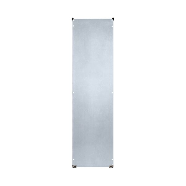 Mounting plate H=2000 W=600 mm, 3 mm galvanized sheet steel image 1