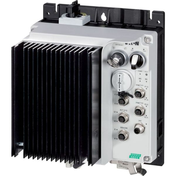 Speed controllers, 4.3 A, 1.5 kW, Sensor input 4, Actuator output 2, PROFINET, HAN Q4/2, with manual override switch image 4