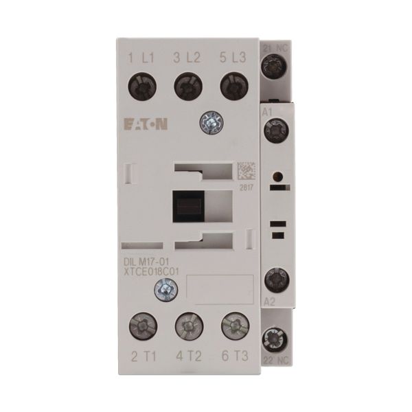 Contactor, 3 pole, 380 V 400 V 7.5 kW, 1 NC, 24 V 50/60 Hz, AC operation, Screw terminals image 14