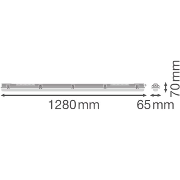 DAMP PROOF HOUSING GEN 3 1200 P 1XLAMP IP65 image 16