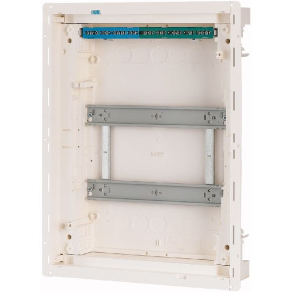 Hollow wall compact distribution board, 2-rows, super-slim sheet steel door image 10