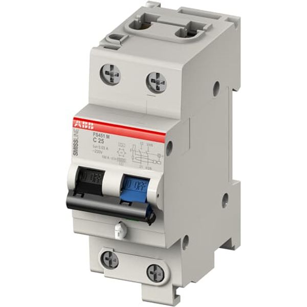 FS451M-C16/0.03 Residual Current Circuit Breaker with Overcurrent Protection image 1