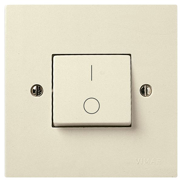 2P 10AX 1-way switch ivory image 1