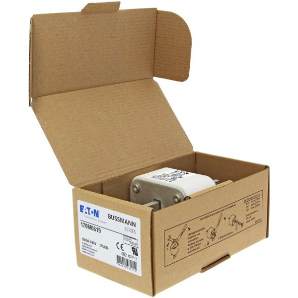 Fuse-link, high speed, 800 A, AC 2000 V, Size 3, 76 x 76 x 241 mm, aR, IEC, single indicator image 4