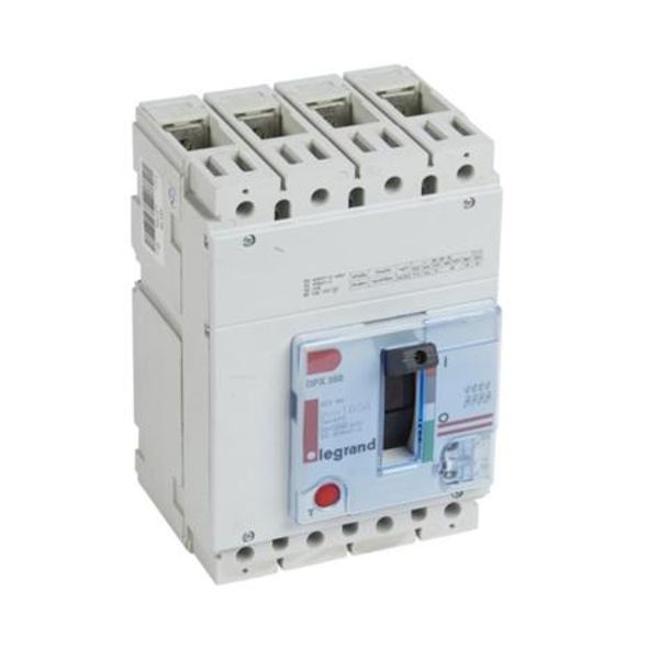 DPX³ 250 circuit breaker with magnetothermal tripping, 4 poles 160A and breaking capacity 100kA image 1