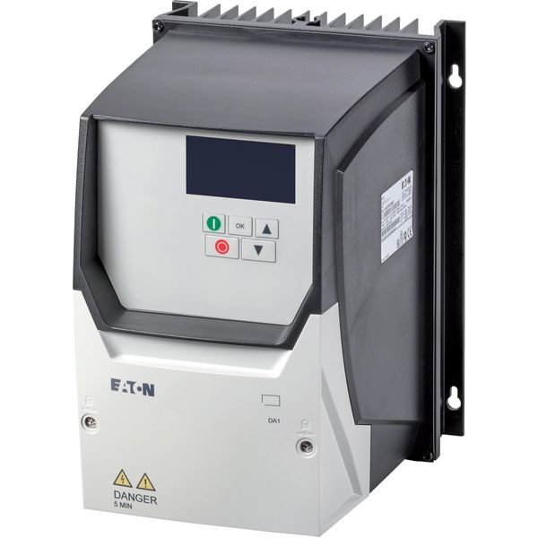 Variable frequency drive, 400 V AC, 3-phase, 9.5 A, 4 kW, IP66/NEMA 4X, Radio interference suppression filter, OLED display image 3