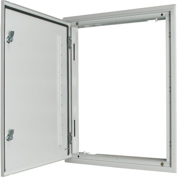 3-component flush-mounting door frame with door, open air, rotary lever, IP43, HxW=1760x1000mm image 3