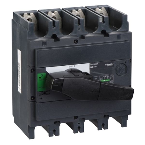 switch disconnector, Compact INS320 , 320 A, standard version with black rotary handle, 4 poles image 2