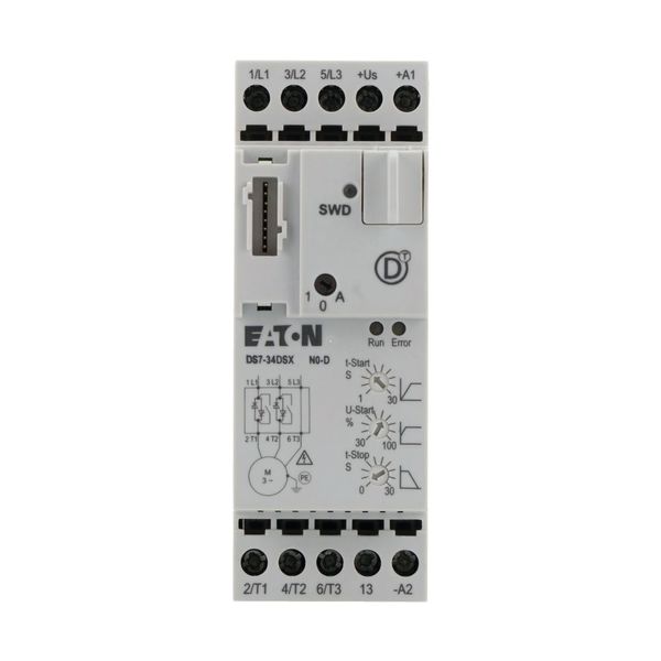 Soft starter, 12 A, 200 - 480 V AC, 24 V DC, Frame size: FS1, Communication Interfaces: SmartWire-DT image 4