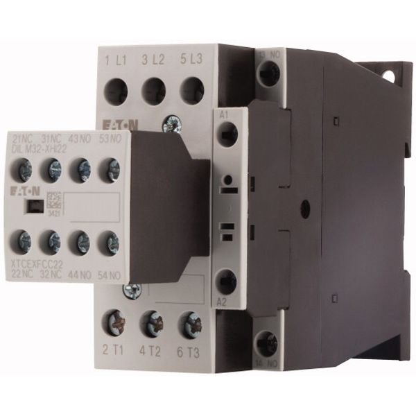 Contactor, 380 V 400 V 11 kW, 3 N/O, 2 NC, 230 V 50 Hz, 240 V 60 Hz, AC operation, Screw terminals image 3