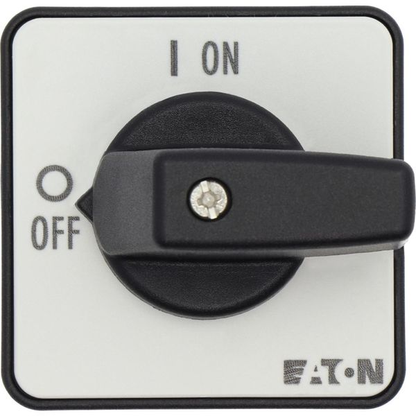 On-Off switch, P1, 32 A, flush mounting, 3 pole, with black thumb grip and front plate image 15