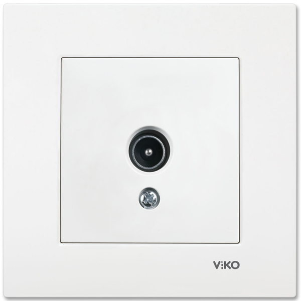 Karre White TV Socket Transitive (8-12-dB) image 1