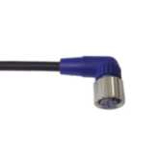 Sensor cable, M12 right-angle socket (female), 4-poles, A coded, PVC s image 2