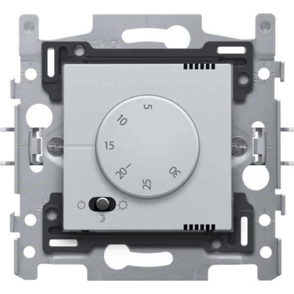 Electronic thermostat, sterling coated image 1