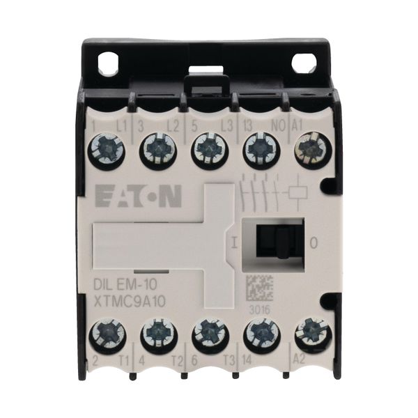 Contactor, 230 V 50 Hz, 240 V 60 Hz, 3 pole, 380 V 400 V, 4 kW, Contacts N/O = Normally open= 1 N/O, Screw terminals, AC operation image 14
