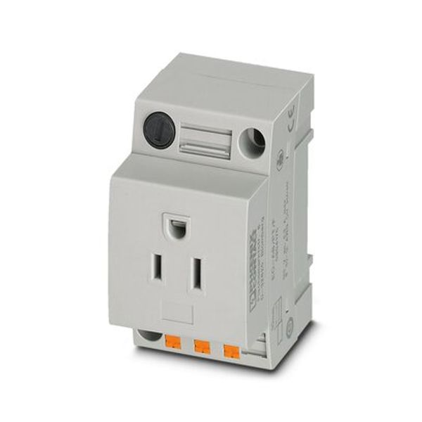 Socket outlet for distribution board Phoenix Contact EO-AB/PT/F 125V 6.3A AC image 3