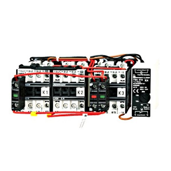 WYE-Delta Assembly, AC3, 7.5kW, 16A, 230VAC image 1