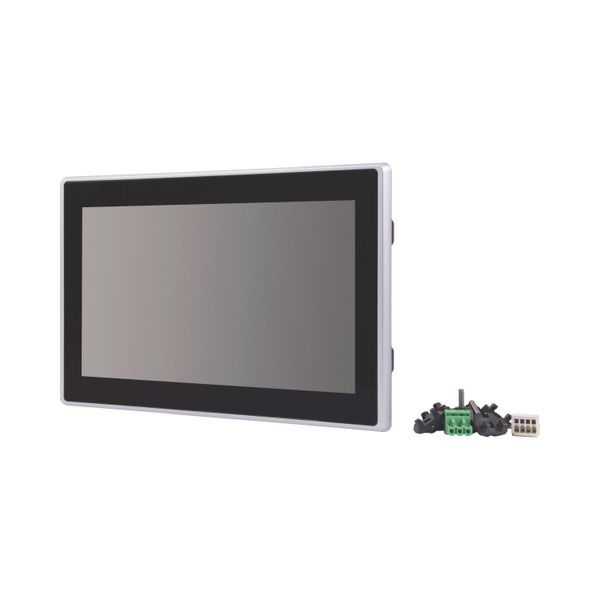 Control panel, 24VDC, 10 Inches PCT-Display, 1024x600 pixels, 2xEthernet, 1xRS232, 1xRS485, 1xCAN, 1xSD card slot, PLC function can be fitted by user image 13