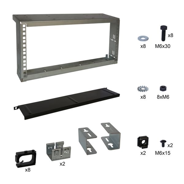 Overhead access 4U trays cablofil image 1