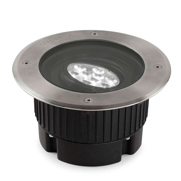 Recessed uplighting IP65-IP67 Gea Power LED Round  ø180mm LED 18W 4000K AISI 316 stainless steel 1167lm image 1
