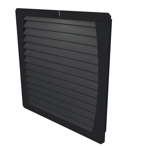 Exhaust filter (cabinet), IP54, black, EMC version: No image 1