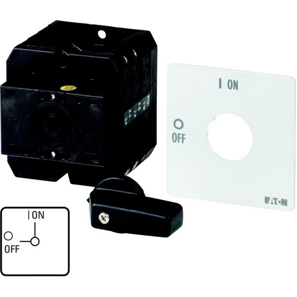 On-Off switch, T5, 100 A, rear mounting, Basic switch, 4 contact unit(s), 6 pole, 2 N/O image 2
