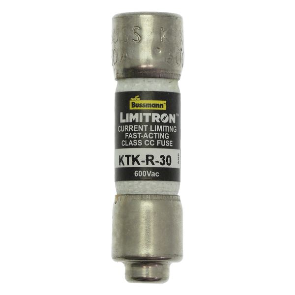 Fuse-link, LV, 0.1 A, AC 600 V, 10 x 38 mm, CC, UL, fast acting, rejection-type image 1