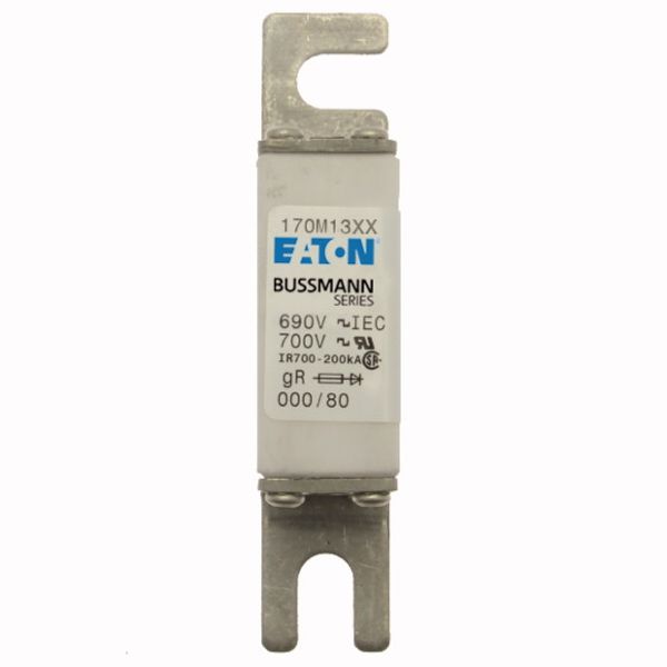 Fuse-link, high speed, 50 A, AC 690 V, DIN 000, 21 x 40 x 100 mm, gR, DIN, IEC image 2