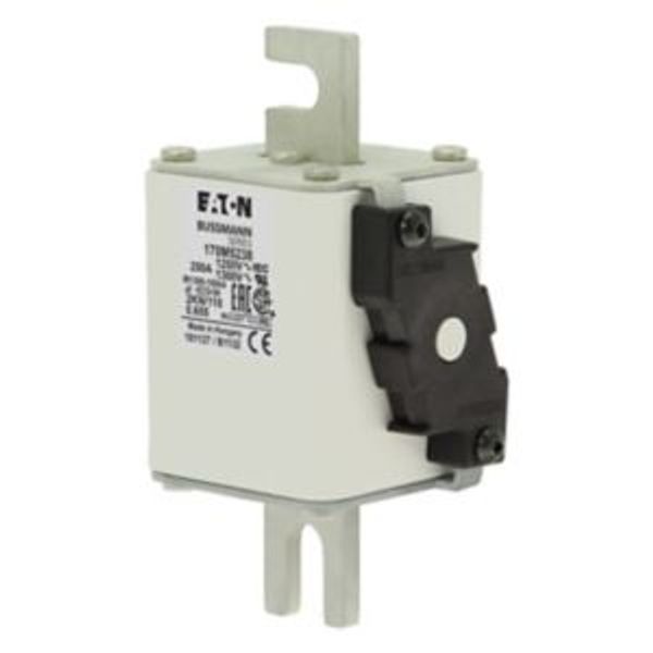 Fuse-link, high speed, 250 A, AC 1250 V, size 2, 61 x 77 x 138 mm, aR, DIN, IEC, single indicator image 4