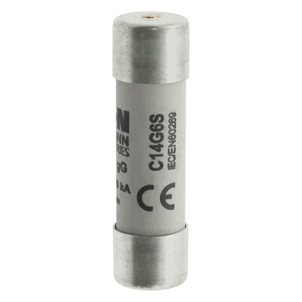 Fuse-link, LV, 6 A, AC 500 V, 14 x 51 mm, gL/gG, IEC, with striker image 10