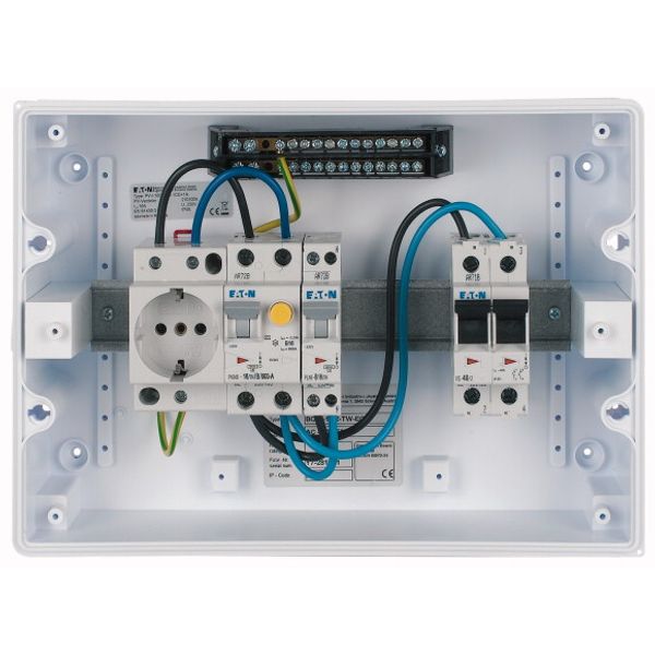 PV DBO 1-phase, 1x RCBO 1x MCB 1x HS 1x socket image 4