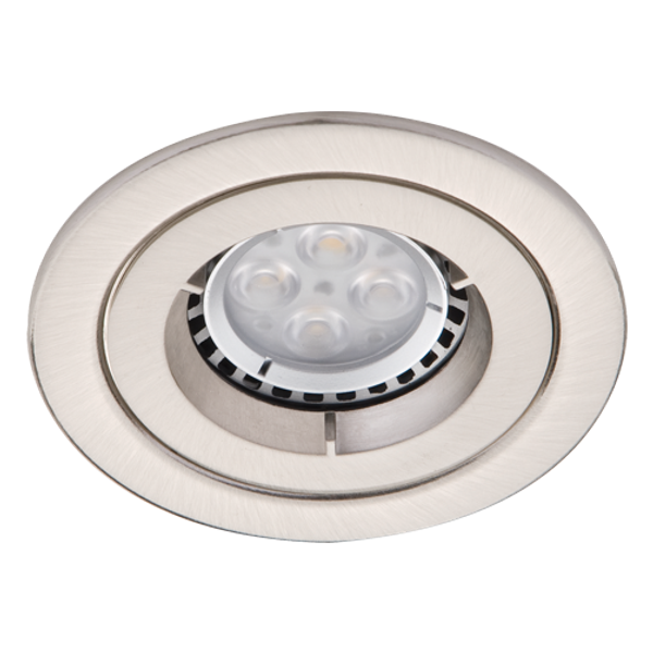 iCage Mini GU10 Die-Cast Fire Rated Downlight Satin Chrome image 2