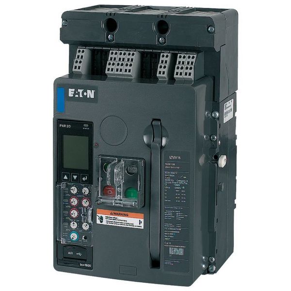 Circuit-breaker, 3 pole, 1250A, 50 kA, Selective operation, IEC, Fixed image 4