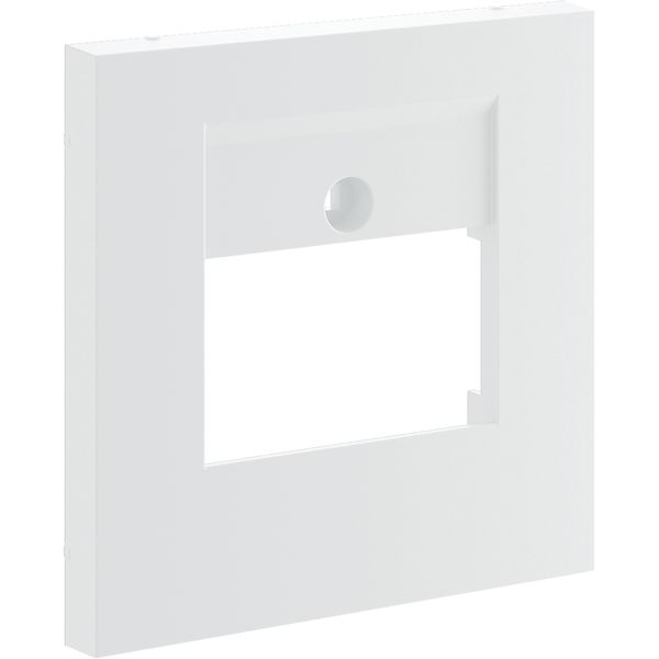 Central plate TAE 3-gang for frontplate 55 halogen free traffic white image 1