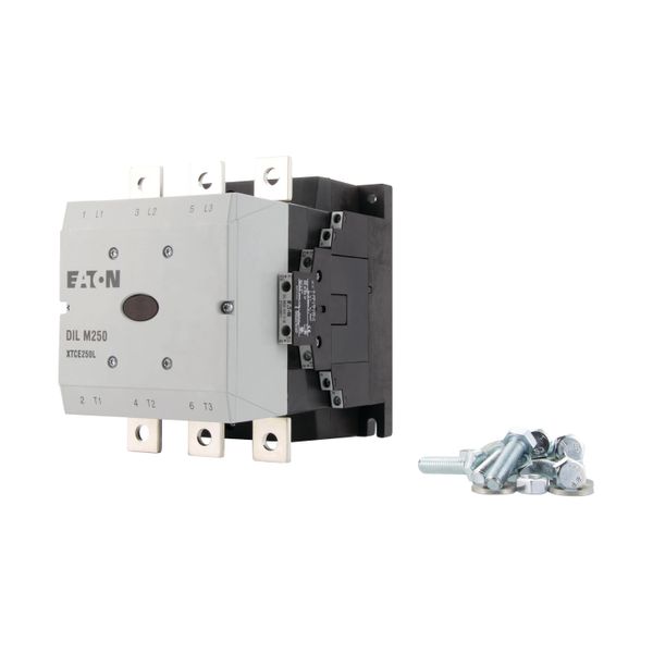 Contactor, 380 V 400 V 132 kW, 2 N/O, 2 NC, RDC 48: 24 - 48 V DC, DC operation, Screw connection image 5