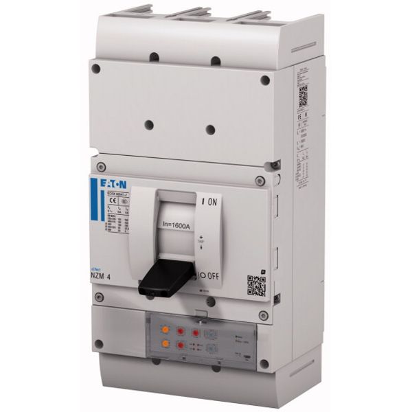 NZM4 PXR20 circuit breaker, 1600A, 3p, Screw terminal, earth-fault protection image 5