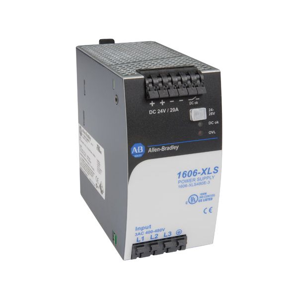 Power Supply, Switched Mode, 480W Output, 24-28 Output Voltage, 3P image 1