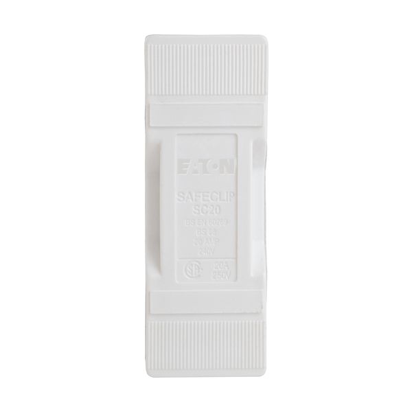 Fuse-holder, LV, 20 A, AC 550 V, BS88/E1, 1P, BS, front connected, white image 9