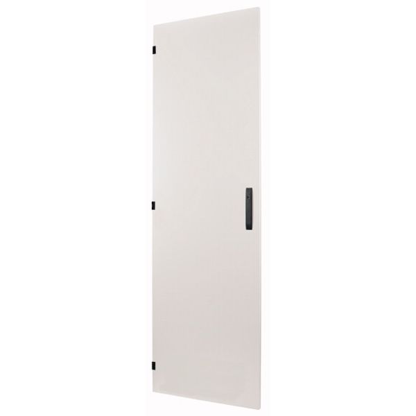 Section door, closed IP55, left or right-hinged, HxW = 1800 x 600mm, grey image 1