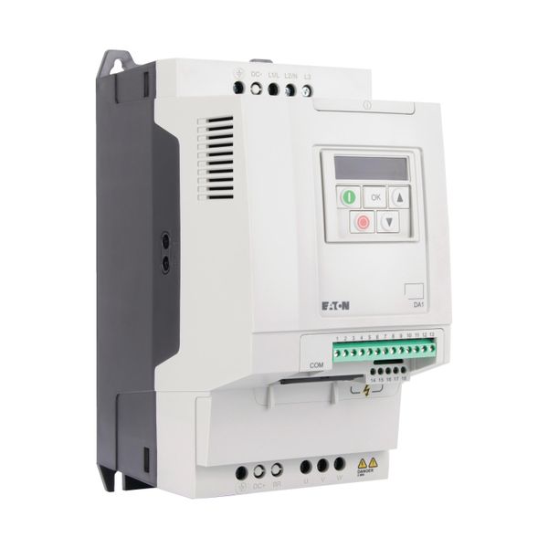Variable frequency drive, 230 V AC, 3-phase, 24 A, 5.5 kW, IP20/NEMA 0, Radio interference suppression filter, 7-digital display assembly image 16