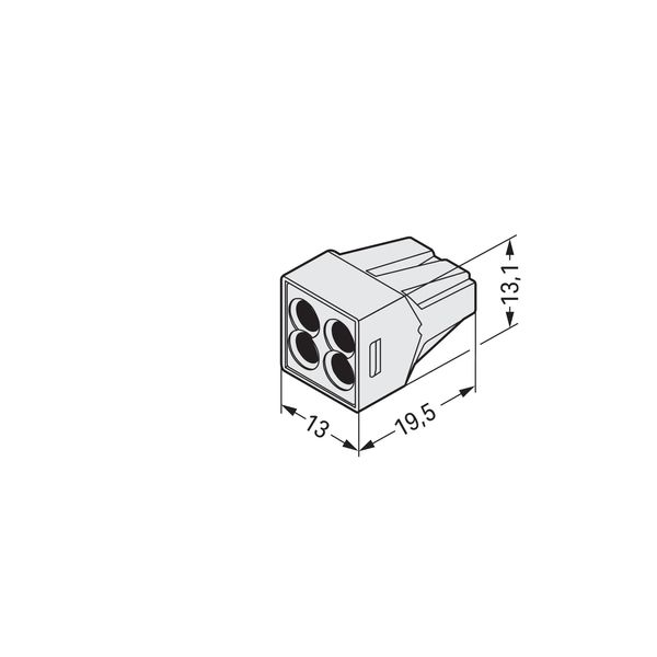 PUSH WIRE® connector for junction boxes for solid and stranded conduct image 4