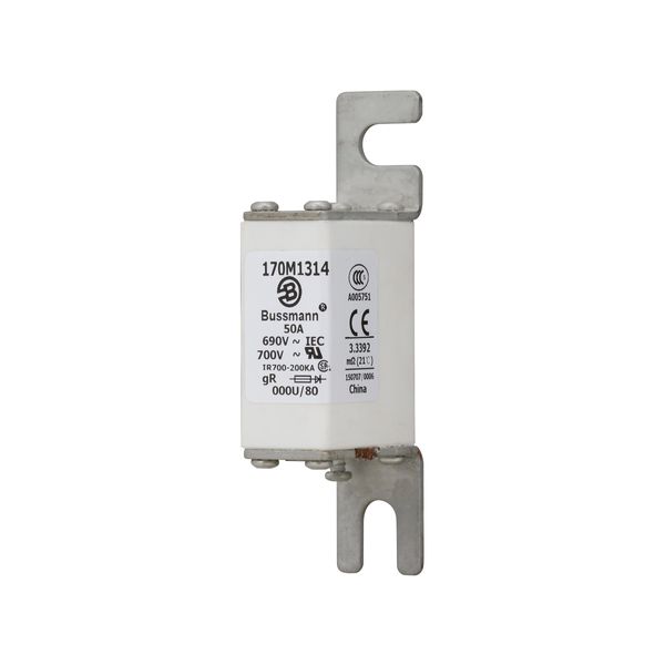 Fuse-link, high speed, 16 A, AC 690 V, DIN 000, 21 x 40 x 100 mm, gR, DIN, IEC image 26