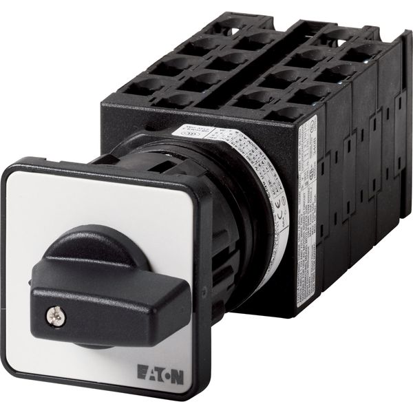 Multi-speed switches, T0, 20 A, centre mounting, 8 contact unit(s), Contacts: 16, 60 °, maintained, Without 0 (Off) position, 1-2-3, Design number 151 image 4