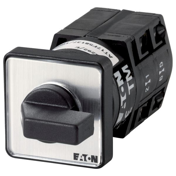 Spring-return switch, TM, 10 A, flush mounting, 2 contact unit(s), Contacts: 4, 60 °, momentary/maintained, With 0 (Off) position, with spring-return image 4